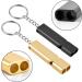 Colexy 3-Piece Trill Pipe Set | Metal Emergency Signal Pipe with Key Rings for Camping School and Outdoor Survival - Buy Online on SooperMarket.com