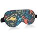 Haskirky Light Blocking Eye Mask Breathable and Adjustable Adult Men and Women Travel on Business Trips Yoga Meditation Light Smooth Comfortable Eye Mask Office Deep Sleep Goodies Cartoon Plane