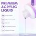 Saviland 8.12OZ Monomer Acrylic Nail Liquid Professional Non-Yellowing Acrylic for Nail Extensions & DIY French Nails - Buy Online on SooperMarket.com