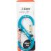 Nite Ize LSBA4-03-R6 S-Biner SlideLock Dual Locking Carabiner | Size #4 | Blue - Buy Online on SooperMarket.com