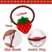 Cartoon Fruit Hair Ties - 10pcs Jelly Fruit Elastic Bands for Girls, Cute Ponytail Holders for Toddler to Teens - No Damage Hair Accessories - Buy Online on SooperMarket.com