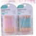 BELLIFFY 24pcs Eye Shadow Applicator Cosmetic Eye Brushes Double Head Eyeshadow Brush Eyeshadow Sponge Brush - Buy Online on SooperMarket.com