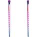 Makeup Brush Set 10pc LaRoc - Make Up Brushes for Blusher Foundation Brush Concealer Brush Eyeliner Eyeshadow Cream & Liquid Make Up Anti-Shedding Bristles - Rainbow Effect - Buy Online on SooperMarket.com