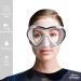 Seago Snorkel Diving Mask Swim Goggles - Stylish Clear Vision Anti-Fog Underwater Goggles for Adult Youth | Waterproof with Nose Cover - White - Buy Online on SooperMarket.com