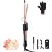 Curling Wand 9MM Thin Curling Iron Tight Curls for All Hair Types Tourmaline Ceramic Barrel 30-Second Heat-Up Long&Short Hair Culer Pro Curling Tongs Black