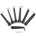 Zealite 6 in 1 Curling Wand Set - Interchangeable Ceramic Barrels & Heat Resistant Glove | International Shipping Available - Buy Online on SooperMarket.com