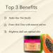 Unisex De-Tan Face Cream - Organic Moisturizer to Reduce Sun Tan | Papaya Turmeric & Licorice | 100g International Shipping Available - Buy Online on SooperMarket.com
