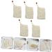 Healeved 25 Pcs Soap Bag Exfoliating Soap Pocket Mesh Soap Saver Pouch Soap Saver Pouch Bag Sisal Beige - Buy Online on SooperMarket.com