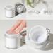 2 Pack 1.7 Oz Airless Pump Jars Vacuum Cosmetic Travel Containers | Refillable Empty Acrylic Make Up Sample Containers | White 50ml (1.7 oz / 50ml) - Buy Online on SooperMarket.com