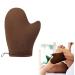 Rakiuty Self-tanning Glove Waterproof Reusable for Tanning Cream and Exfoliation Brown