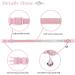 EXPAWLORER Cat Collar Breakaway with Bells - 2 Pack Rhinestone Diamante Collars for Cats and Small Dogs - Adjustable & Safe Velvet Collar in Black + Pink - Buy Online on SooperMarket.com