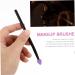 Healeved 5pcs Silicone Eyeshadow Brush Cream Eyeshadow Plastic Handle Simple Applicator Brush Purple - Buy Online on SooperMarket.com
