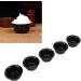 Buy GFRGFH Shaving Bowl Set - Durable Beard Foam Bowl & Portable Soap Dish - 5 Pieces Glossy Surface for Home Use - Buy Online on SooperMarket.com