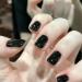 Black Nail Polish Nail Varnish Quick Dry Long Lasting Nail Polish Water Based Formula Non-toxic No Need Baking Nail Varnish for Women Girls DIY Nail Art Manicure at Home - Buy Online on SooperMarket.com