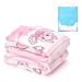 LittleForbig Adult Printed Diaper 2 Pieces - Baby Usagi (Large 36"-48") Pink L