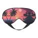 SSIMOO Tropical Sunset Soft Sleep Eye Mask Female Breathable Eye Patch Perfect for Travel and Relaxation Black