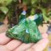 Home Decoration Crystal 100g Natural Green Angel Halo Quartz Crystal Cluster Titanium Coated Quartz Cluster electroplated Stone Suitable for Home Office Decoration - Buy Online on SooperMarket.com