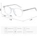 ZENOTTIC Vintage Round Glasses Frame - Retro Clear Lens Nerd Glasses for Women & Men | C4 Transparent - Buy Online on SooperMarket.com