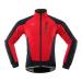 Lixada men's bicycle jacket waterproof windproof thermofleece bike jersey MTB bicycle racing race autumn winter jacket coat suitable for cycling mountaineering l red red
