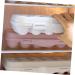 CHILDWEET 2pcs Anti-Collision Damage Chicken Food Trays Plastic Egg Cartons Pantry Egg Bins for re-usable Pink 30X11X6.5CM - Buy Online on SooperMarket.com