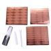 Leadigol 3 Bags Invisible Double Eyelid Tape Lace Mesh Eyelid Sticker Olive Shaped Self-Adhesive Fiber Lace Paste with Auxiliary Tool Women Eye Lift Strips Beauty Waterproof Eye Stickers