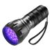 Waklyte Black Light UV Light, 21 LED Mini Black Light Flashlight, Powerful Small UV Flashlight Blacklight Flashlight, Pet Urine Detector Light for Dog/Cat Urine Detection, Resin Curing, Scorpion
