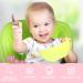 Baby Fork and Spoon Set - Silicone Toddler Utensils for Self-Feeding - Easy Grip Cutlery for Baby Led Weaning (Beige&Pink) - Buy Online on SooperMarket.com