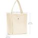 Moyaqi Canvas Tote Bag with Yoga Mat Carrier Pocket - Versatile Carryall for Office, Workout, Pilates, Travel, Beach, and Gym - Beige - Buy Online on SooperMarket.com