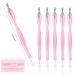 50Pcs Pink Nail Cuticle Trimmer Rubber Cleaner Dead Skin Fork Pusher Set for Women and Men - Buy Online on SooperMarket.com