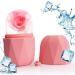 Ice Roller Ice Roller for Face and Eyes Ice Face Roller Ice Globes for Face Relief Eye Puffiness Eliminate Facial Edema Brighten Tighten Skin Remove Fine Lines Relief Sunburn(Pink)