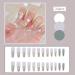 Golden Sequins Flower Press-on Nails for Women - Spring/Summer Nail Art DIY Kit - Buy Online on SooperMarket.com
