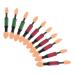 Healeved 10pcs Makeup Brush Eye Shadow Brush Eye Shadow Applicator Cosmetics Blending Brush