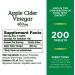 Nature's Bounty Apple Cider Vinegar 480mg Supplement - 200 Tablets - Buy Online on SooperMarket.com