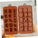 IMIKEYA 3pcs 15 Candy Molds Cooking Molds Silicone Baking Molds Cartoon Animal Mold Chocolate Cookie Silicone Molds Silicone Candy Mold Non-Stick Mold Silicone Bakeware Cake mediumx3pcs Coffeex3pcs - Buy Online on SooperMarket.com
