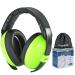 CHAMPS Baby Earmuffs Baby Earmuffs Noise Protection Reduction Headphones Green