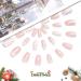 Vatocu Christmas Short Red Press on False Nails with Snowflake and Elk Design - 24pcs for Women and Girls - Buy Online on SooperMarket.com