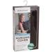Bebe au Lait Premium Cotton Nursing Cover | Adjustable Strap Boned Apron for Breastfeeding | Stylish Eyelet Black Design - Buy Online on SooperMarket.com