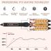5 in 1 Hair Curling Iron Set - Interchangeable Wands Fast Heat Up Adjustable Temp Includes Gloves & Clips - Perfect Curly Hairstyle - Buy Online on SooperMarket.com