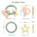 ClDy Ocean Green Bite Ring for Babies | BPA-Free Silicone Teething Toy | Soothing & Stimulating Gums | Ideal for 3 Months+ - Buy Online on SooperMarket.com