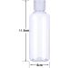 6 Pack Transparent Travel Bottles Set - 100 ML Leak-Proof with Funnel for Flights & Vacations - Buy Online on SooperMarket.com