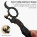 Vintage Premium Safety Razor - Men's Eyebrow Ring Razor with Finger Ring | Robust Black | International Shipping - Buy Online on SooperMarket.com
