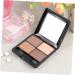 WOONEKY 4 Mirror Elegant Brown Eyeshadow Makeup Sponge Shadow Matte Eye with and Colors - Buy Online on SooperMarket.com