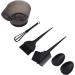 Hair Dyeing Kit Hair Dye Brush Ergonomic Wear Resistant Ear Cover Stable Sturdy Firm ABS Mixing Tool for Hair Salon for Individual Use for Hairdresser(black) - Buy Online on SooperMarket.com