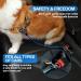 Mi Metty Dog Car Harness with Coated Wire Rope Safety Restraint - 32 inch Black+Black - Buy Online on SooperMarket.com