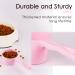 Food Grade Melamine Scoop Set - 1 Cup and 1/2 Cup Pink Scoops for Pet Food, Flour, Candy - Plastic Dry Measuring Cup for Canisters and Freezer - Buy Online on SooperMarket.com
