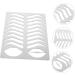Gogogmee Eyebrow Template Eyebrow Stencil Eyebrow Shaping Tool Eyebrow Drawing Mold Eyebrow Draw Board Eyebrow Practice Stencil Brow Practice Tool Eyebrow Shape Mold Metal Eyebrow Mold - Buy Online on SooperMarket.com