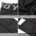 Lixada Men's Performance Sports Baselayer Shorts - Cool Dry Tights for Active Workouts - Large Black & Black Camouflage & Green Camouflage - Buy Online on SooperMarket.com