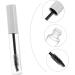 PLAFOPE 10pcs Eyelash Tube Eyelash Mascara Eyelash Brush Tubes Clear Mascara Tube Cosmetic White Plastic - Buy Online on SooperMarket.com