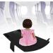Colcolo Aircraft Footrest for Children | Toddler Aircraft Bed & Leg Support | Foldable & Compact Seat Cover | Travel Essential in Black - Buy Online on SooperMarket.com