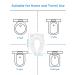 HEETA Portable Folding Potty Training Seat for Kids - Non-Slip, Travel-Friendly, Easy to Clean - Comfortable No-Gap Design (White) - Buy Online on SooperMarket.com